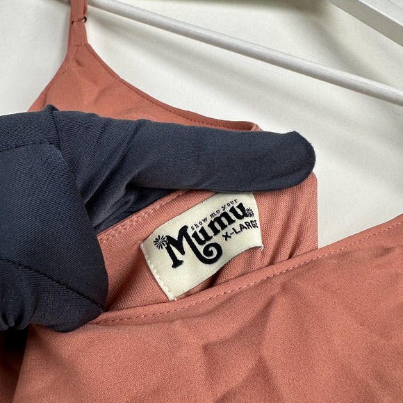 NWT Show Me Your Mumu Caitlin Ruffle Maxi Dress Size XL Wedding - Picture 9 of 12